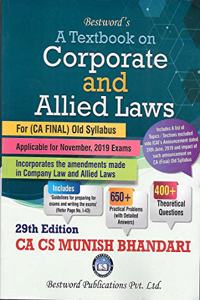 A textbook on Corporate and Allied Laws - CA Final - Old Syllabus
