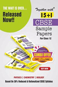 Together with Physics, Chemistry & Biology EAD Sample Paper Combo 2021 Exam