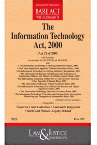 Information Technology Act, 2000 [Paperback] Law & Justice Publishing Co