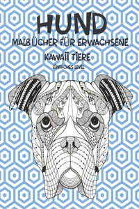Malbucher fur Erwachsene - Einfaches Level - Kawaii Tiere - Hund