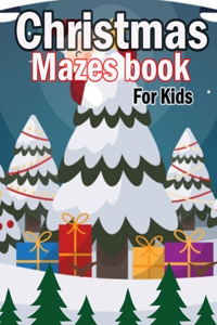 Christmas Mazes book for kids