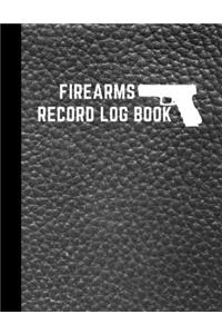 Firearms Record Log Book