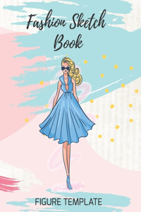 Fashion Sketch Book Figure Template