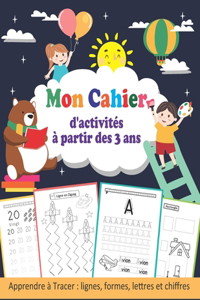 Cahier d'activités à partir des 3 Ans