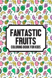 Fruits And Vegetables Coloring Book