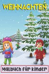 Weihnachten Malbuch für Kinder