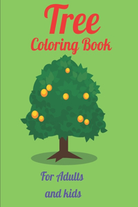 Tree Coloring Book For Adults and kids