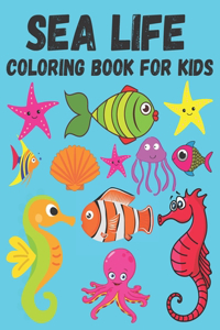 Sea life Coloring book for Kids