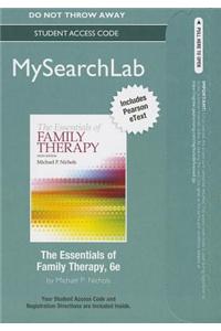Mylab Search with Pearson Etext -- Standalone Access Card -- For the Essentials of Family Therapy