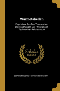 Wärmetabellen