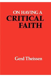 On Having a Critical Faith