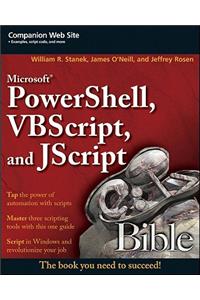 Microsoft Powershell, VBScript and JScript Bible