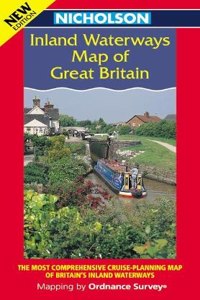 Nicholson Inland Waterways Map of Great Britain