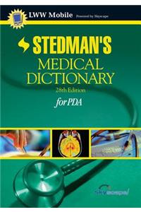 Stedman's Medical Dictionary, 28th Edition for PDA