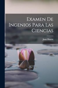Examen de ingenios para las ciencias