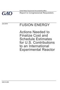 Fusion Energy