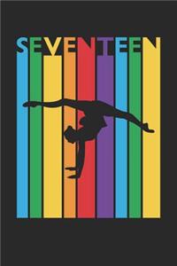 Gymnastics Notebook for 17 Year Old Boys and Girls - Colorful Gymnastics Journal - 17th Birthday Gift for Gymnast Diary