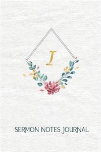 I Sermon Notes Journal
