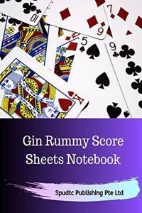Gin Rummy Score Sheets Notebook