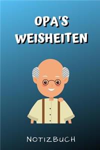 Opa's Weisheiten Notizbuch