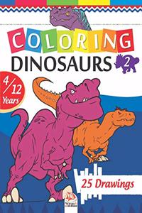 Coloring Dinosaurs 2