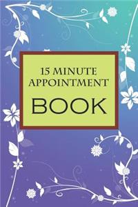 15 Minute Appointment Book