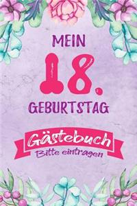 18. Geburtstag Gästebuch