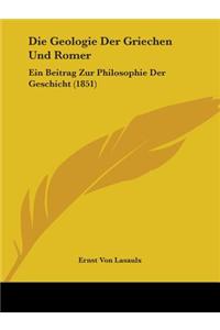 Die Geologie Der Griechen Und Romer