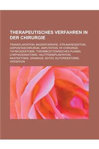 Therapeutisches Verfahren in Der Chirurgie