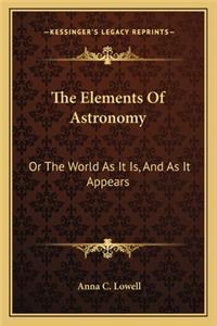 Elements of Astronomy