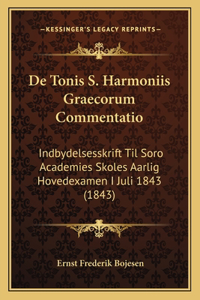 De Tonis S. Harmoniis Graecorum Commentatio