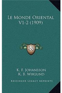Le Monde Oriental V1-2 (1909)