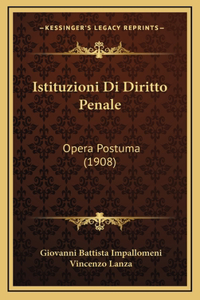 Istituzioni Di Diritto Penale