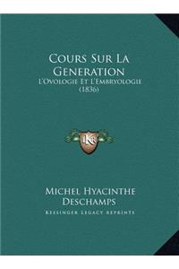 Cours Sur La Generation