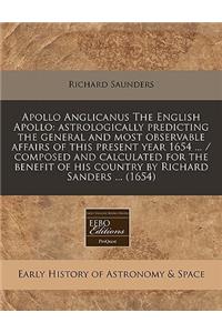 Apollo Anglicanus the English Apollo