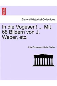 In Die Vogesen! ... Mit 68 Bildern Von J. Weber, Etc.