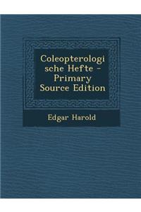 Coleopterologische Hefte