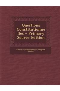 Questions Constitutionnelles