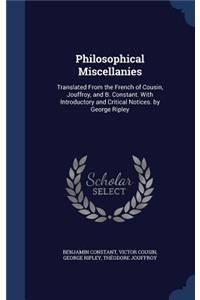 Philosophical Miscellanies