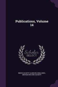 Publications, Volume 14