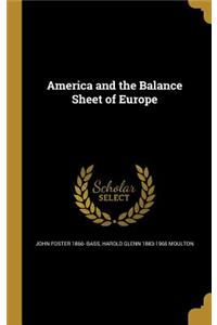 America and the Balance Sheet of Europe