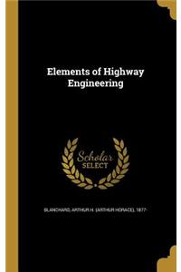Elements of Highway Engineering