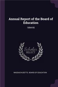 Annual Report of the Board of Education