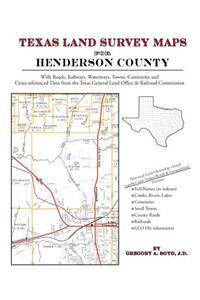 Texas Land Survey Maps for Henderson County