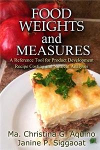 Food Weights and Measures