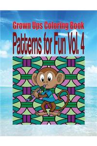 Grown Ups Coloring Book Patterns for Fun Vol. 4 Mandalas
