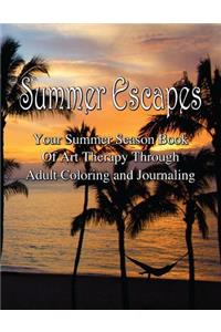 Adult Coloring Journal - Summer Escapes