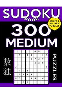 Sudoku Book 300 Medium Puzzles