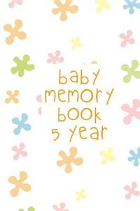 Baby Memory Book 5 Year