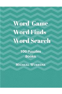 Word Game Word Finds Word Search 100 Puzzles Books